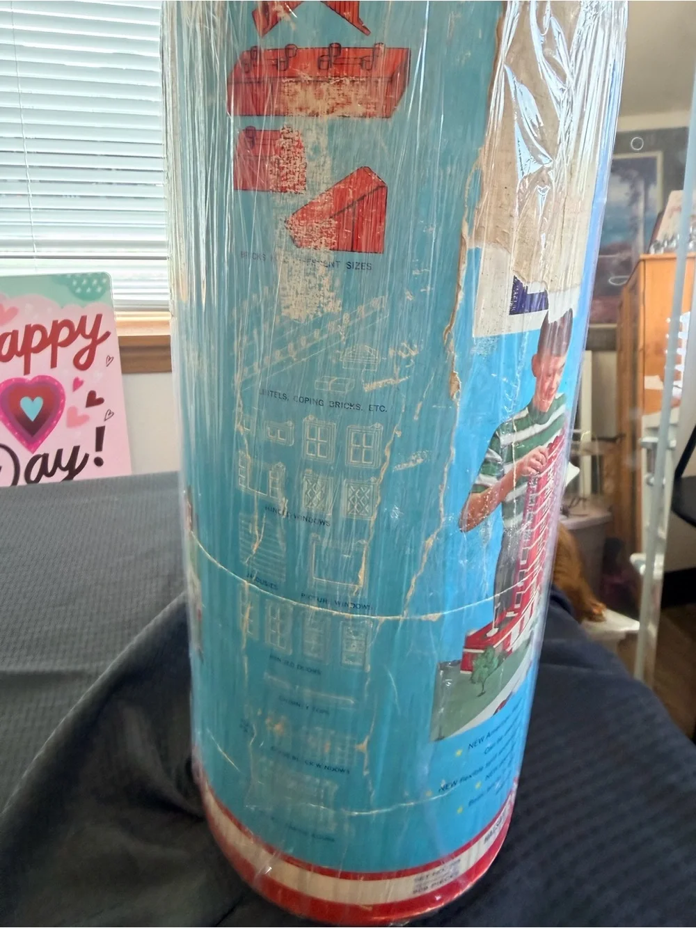 Vintage American Plastic bricks in large